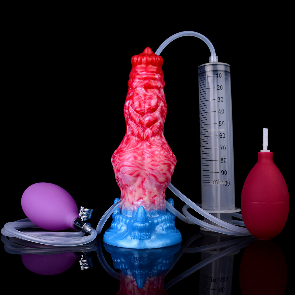 Darnell's Canine - Blow-Up Dildo Fantasy Knot and Cum Tube