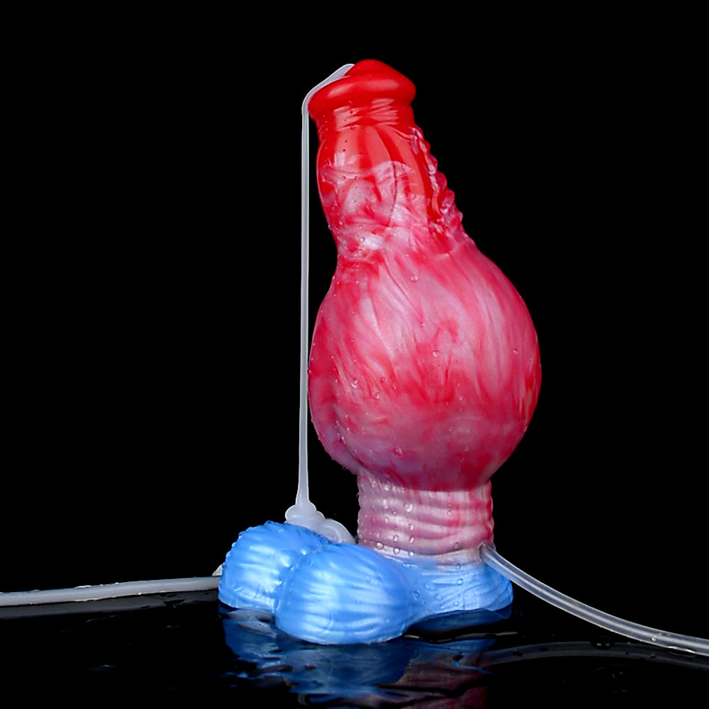 Giancarlo β Huge Knot Inflatable Dildo with Squirting Tube