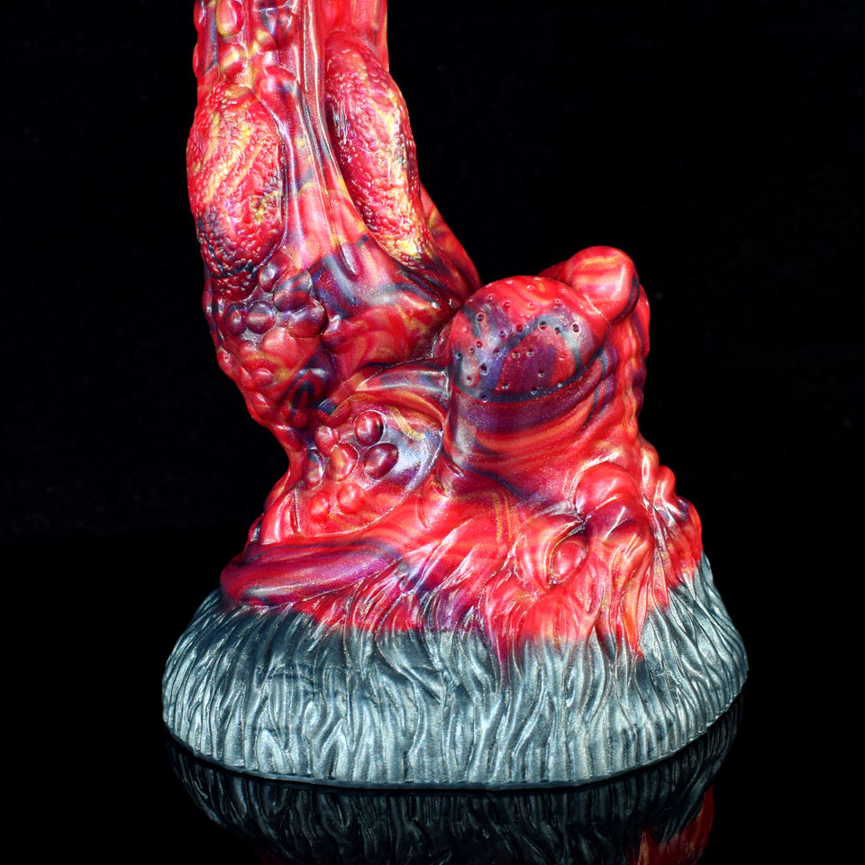 SIOS - Curved Monster Tongue Anal Dildo, Ribbed Fantasy Butt Plug