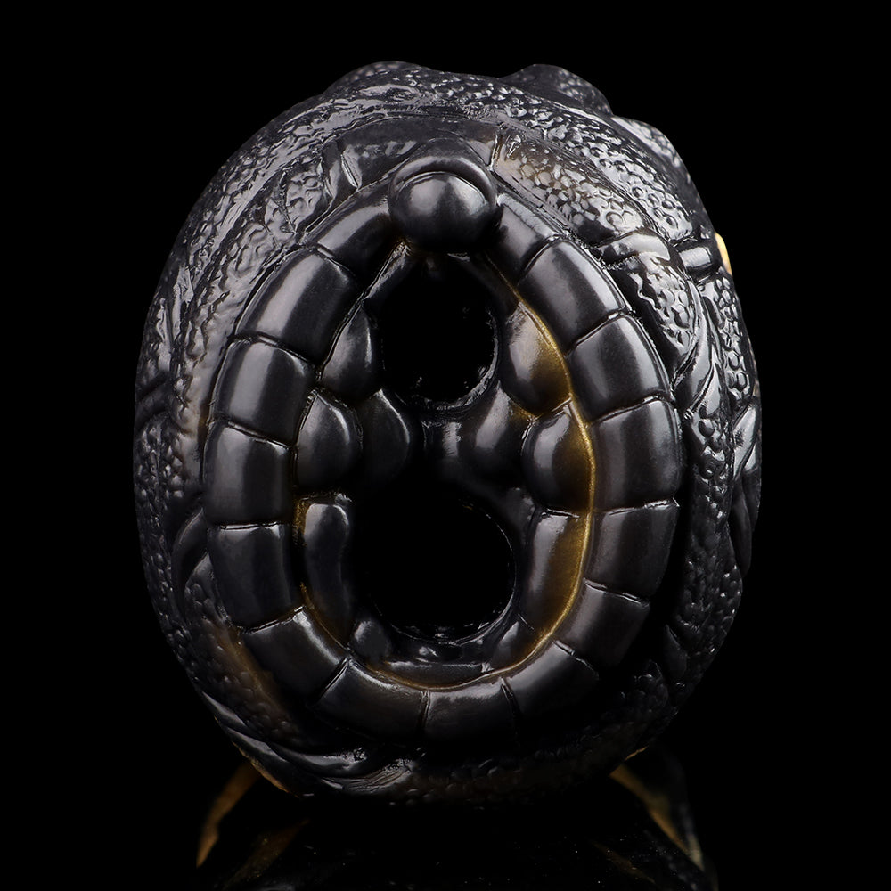 Abyssal Serpent Vibrating Animal Masturbator - Dual Hole Stroker