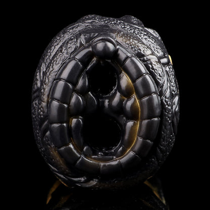 Abyssal Serpent Vibrating Animal Masturbator - Dual Hole Stroker