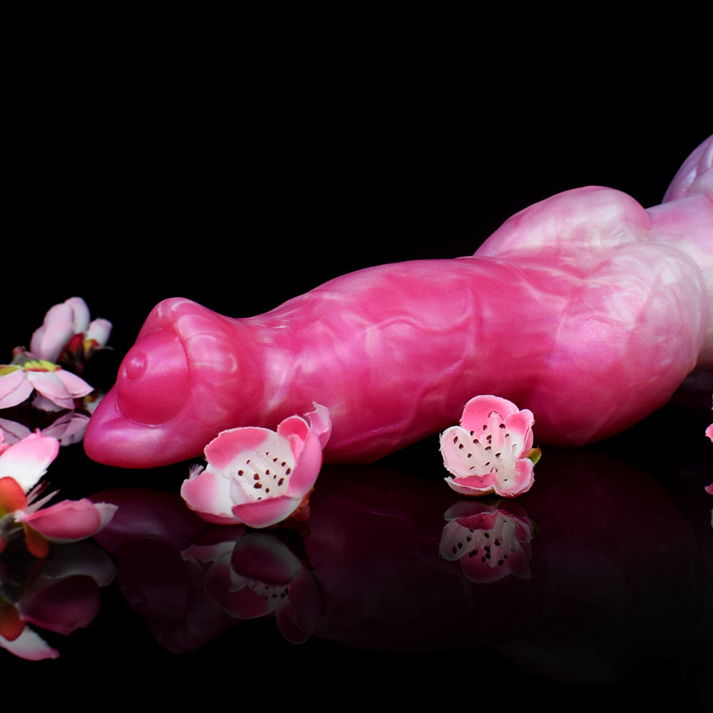 Elvan - Realistic Knotted Canine, Thick Wolf Dildo