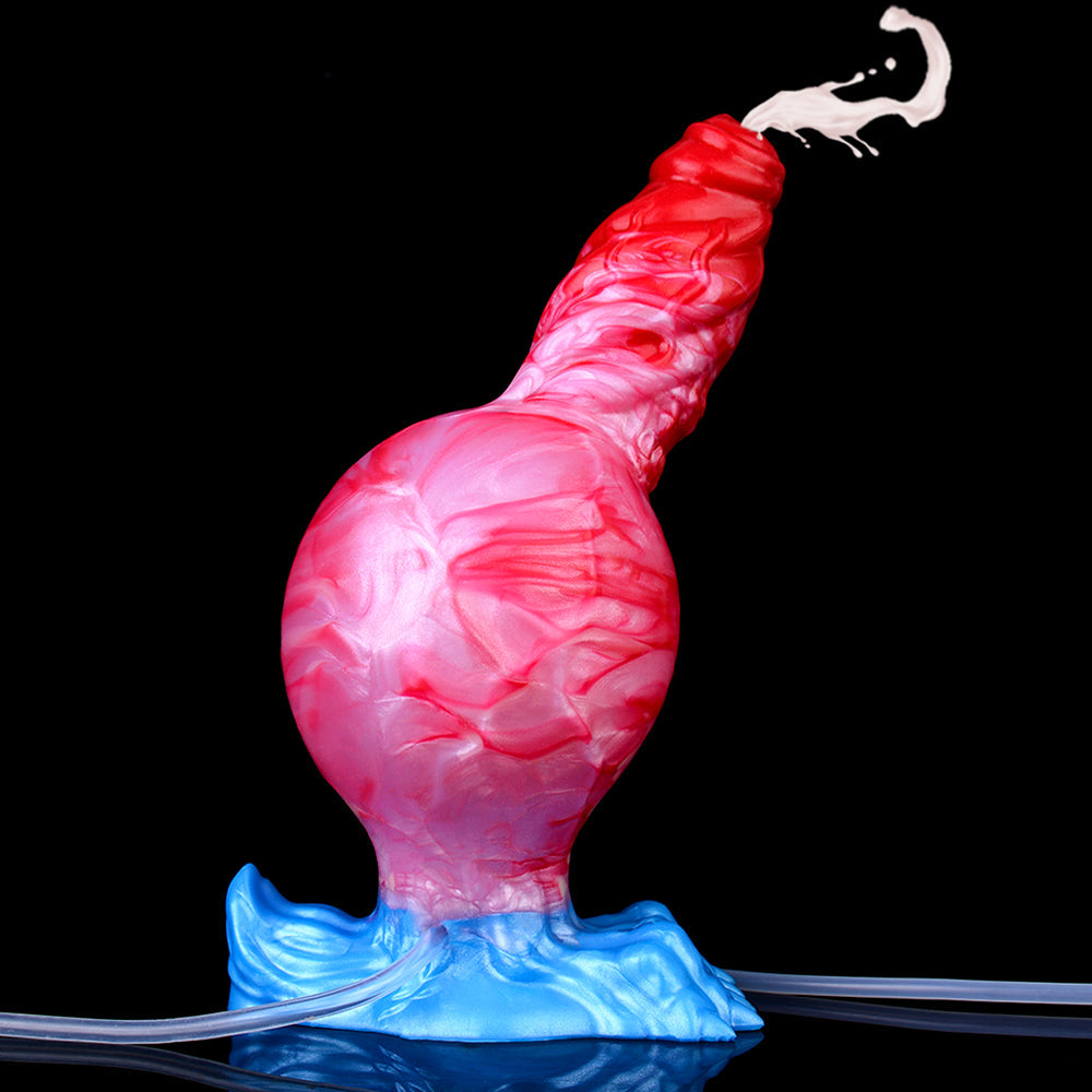 Dast – Huge Inflatable Dog Dildo with Squirting Knot