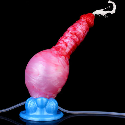 Orcs’ Oath Inflatable Dog Dildo with Cum Tube
