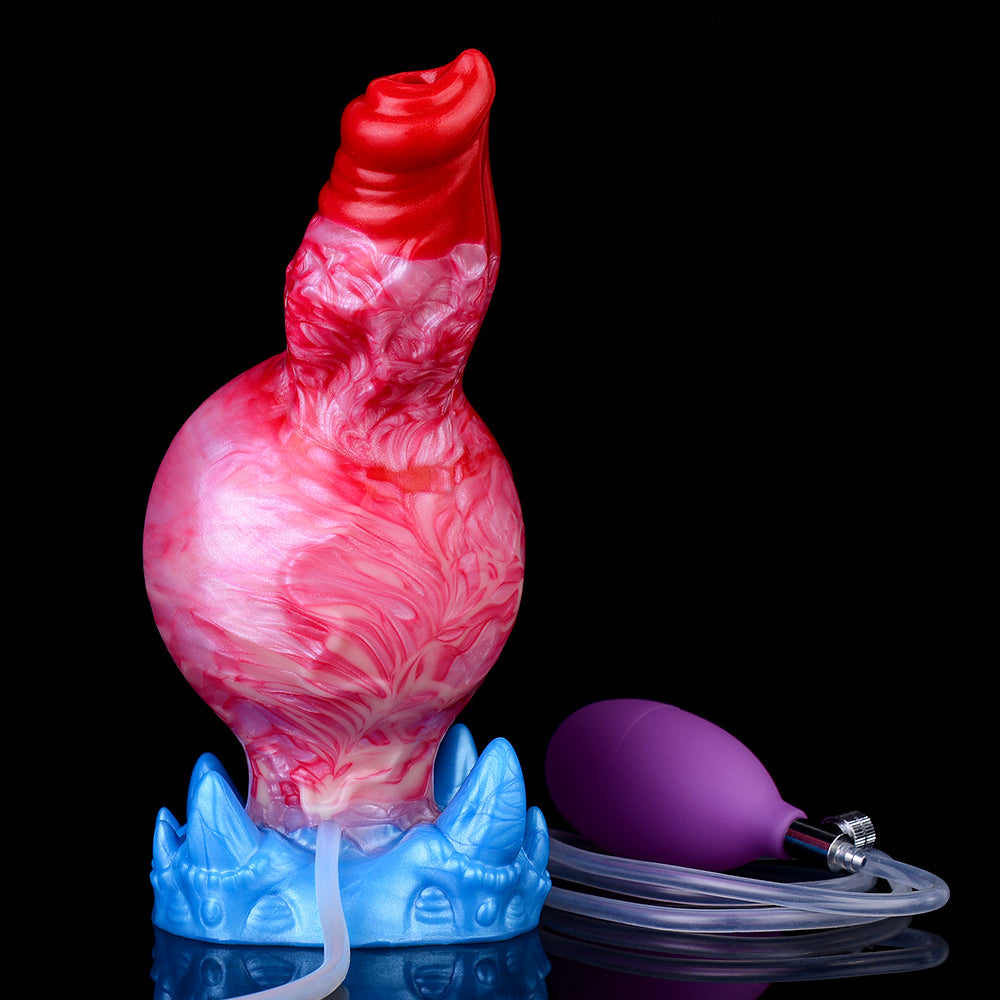 Victor's Canine – Huge Inflating Dog Dildo with Cum Tube