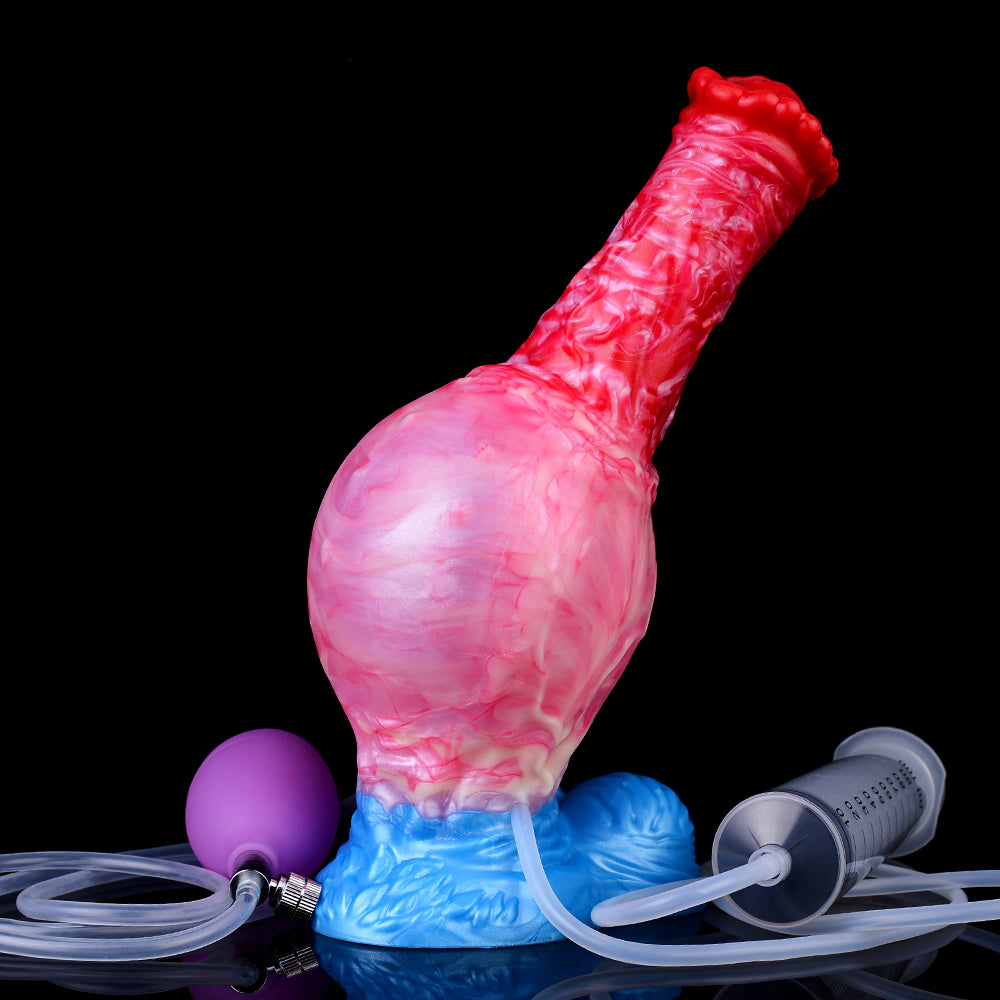 Makara's Equine -  Huge Expanding Dildo with Cum Tube