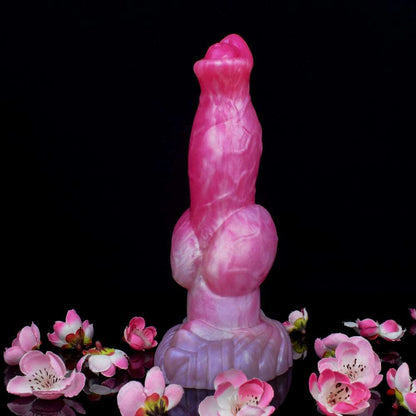 Elvan - Realistic Knotted Canine, Thick Wolf Dildo