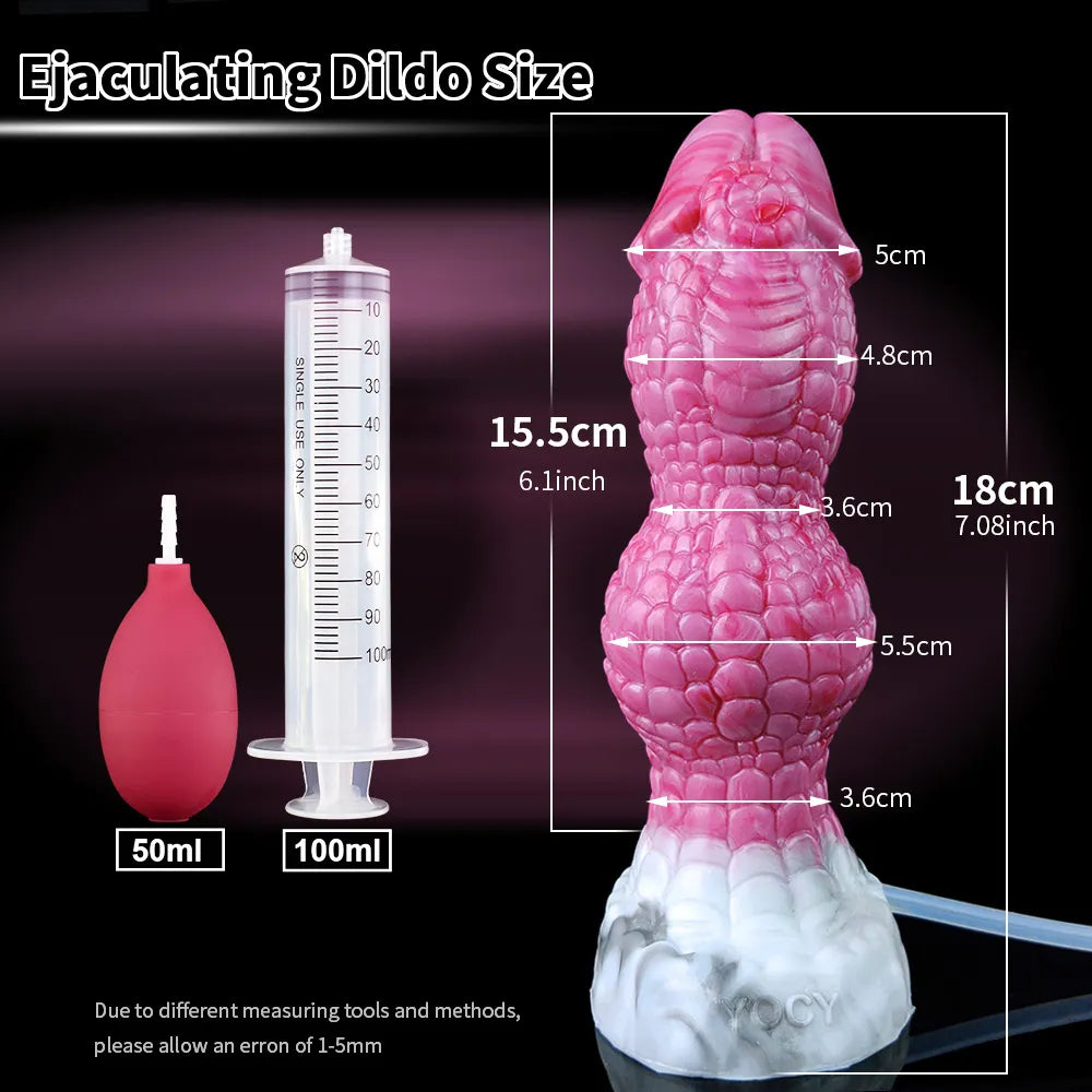 Rhaegal - Ejaculating Dragon Knot Dildo