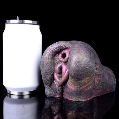 Beast's Embrace - Dual-Hole Animal Masturbator with Vibrator