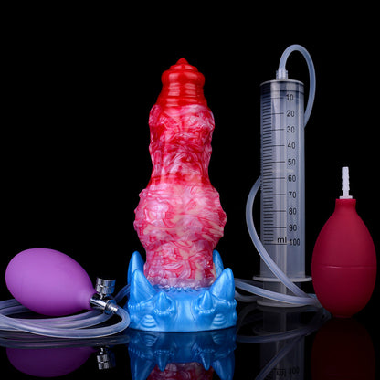 Victor's Canine – Huge Inflating Dog Dildo with Cum Tube