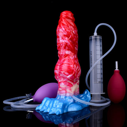 Dast – Huge Inflatable Dog Dildo with Squirting Knot