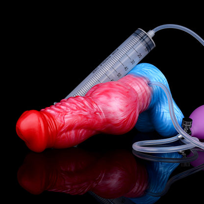 Giancarlo – Huge Knot Inflatable Dildo with Squirting Tube