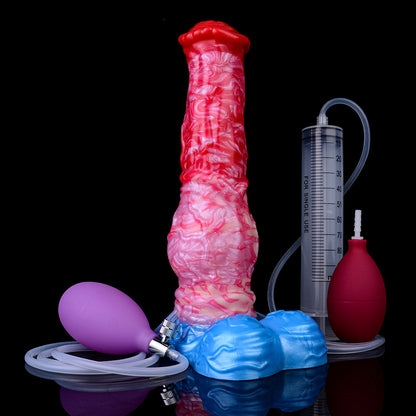 Latasha’s Equine - Huge Inflatable Stallion Dildo with Cum Tube