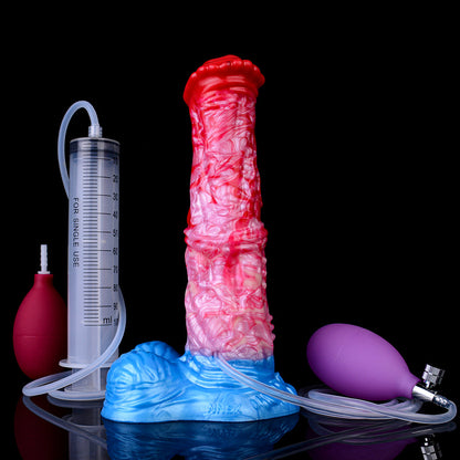 Makara's Equine -  Huge Expanding Dildo with Cum Tube
