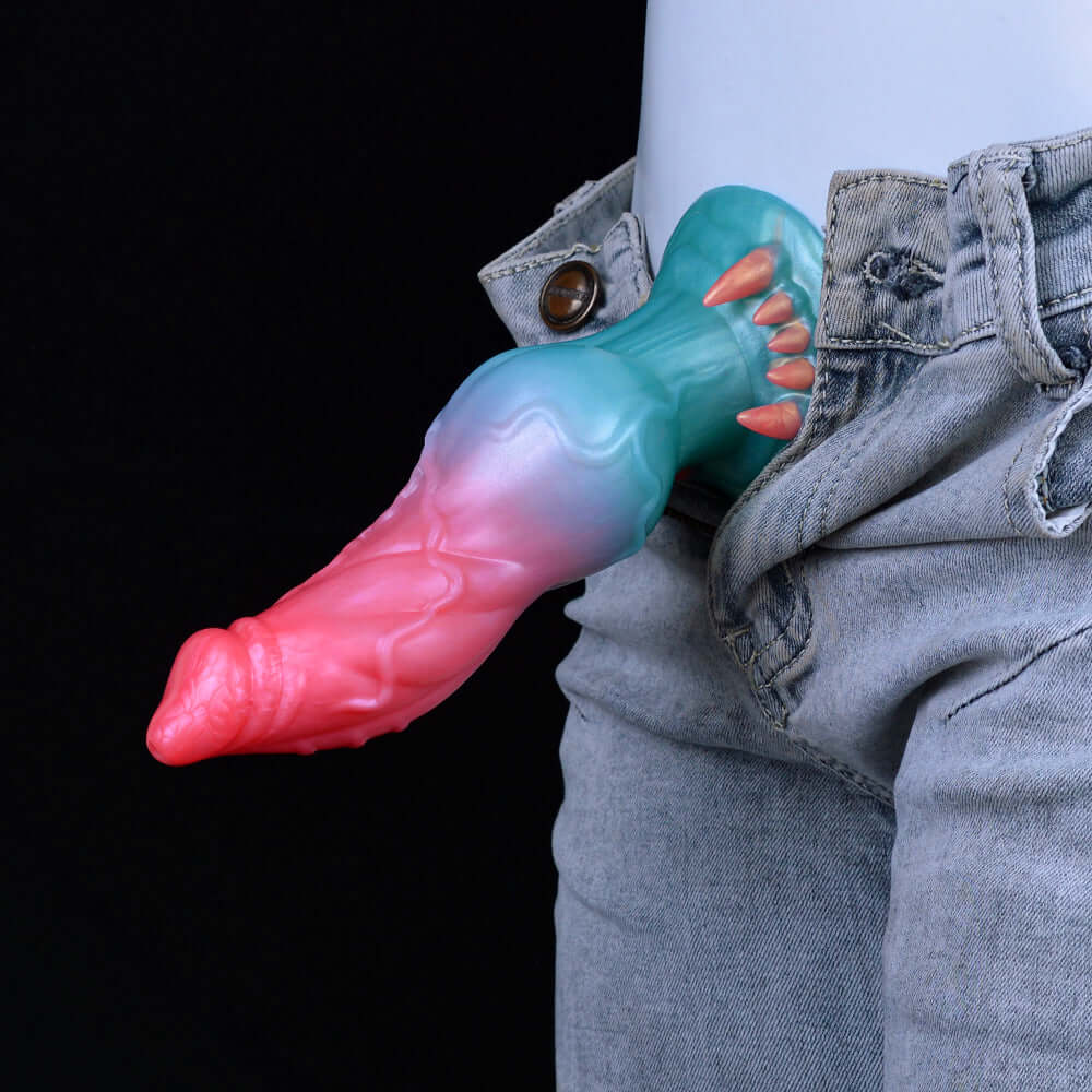 Augus the Alien Wolf- Animal Dildo with Large Knot and Demon Claws