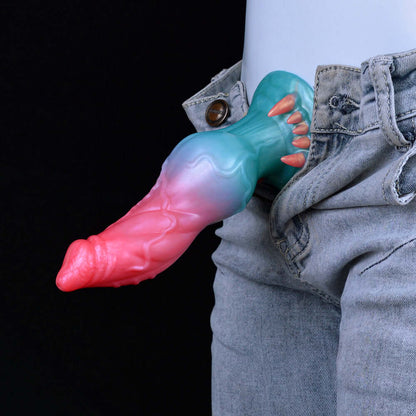 Augus the Alien Wolf- Animal Dildo with Large Knot and Demon Claws