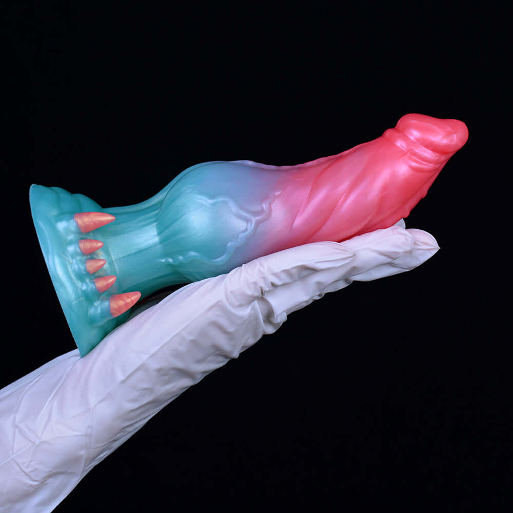 Augus the Alien Wolf- Animal Dildo with Large Knot and Demon Claws