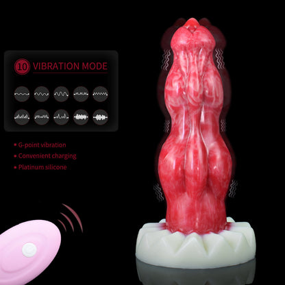 Dante - Double Knot Werewolf Vibrating Dildo