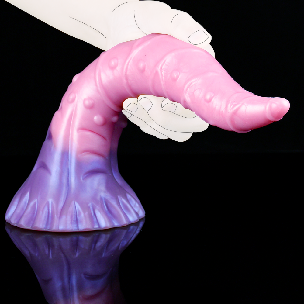 Tongue - Large Silicone Tentacle Dildo, Octopus Butt Plug