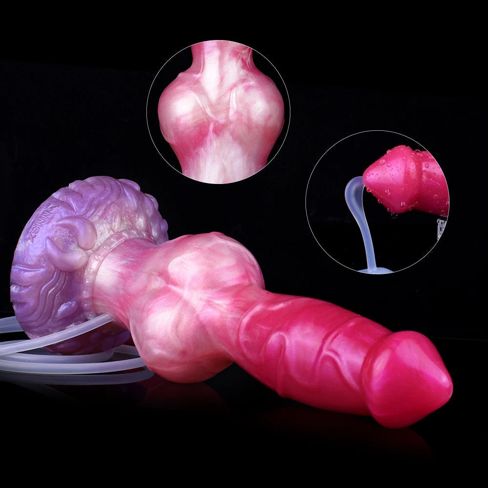 Azur- Realistic Dog Dildo, Ejaculating Canine with Huge Knot