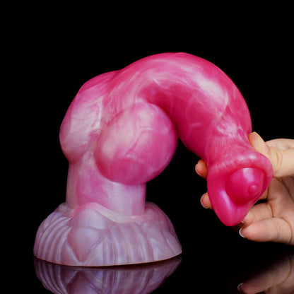 Elvan - Realistic Knotted Canine, Thick Wolf Dildo
