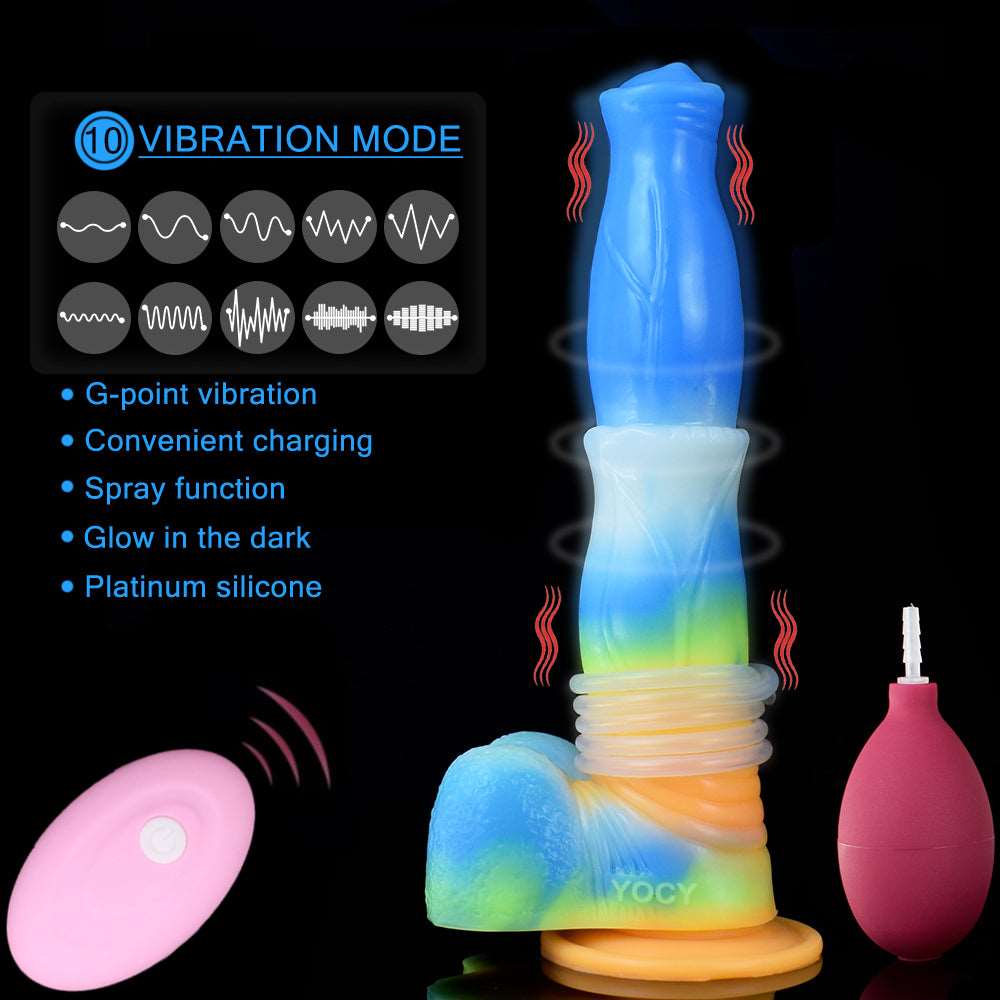 CHIRON - Ejaculating Horse Vibrator with Luminous Function