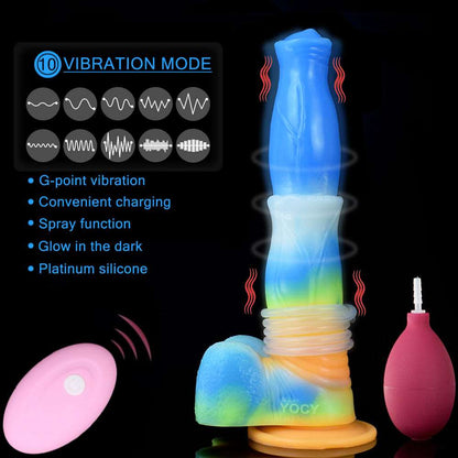 CHIRON - Ejaculating Horse Vibrator with Luminous Function