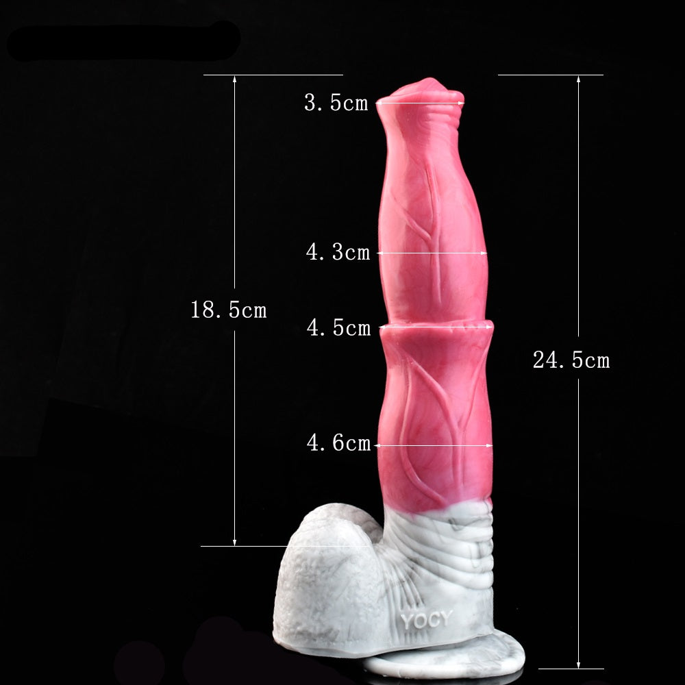CHIRON - Vibrating Horse Dildo, Strap-On Option