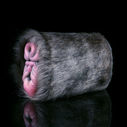Rhinoceros Furry Fleshlight – Wild Plush Sex Toy for Men