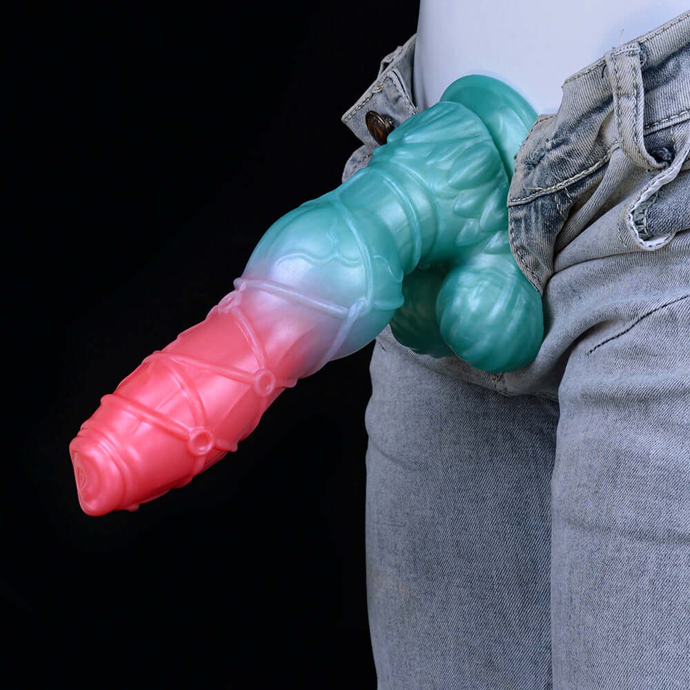 Lucien - Huge Fantasy Dog Dildo, Knotted Alien Sex Toy