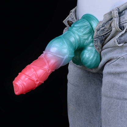 Lucien - Huge Fantasy Dog Dildo, Knotted Alien Sex Toy