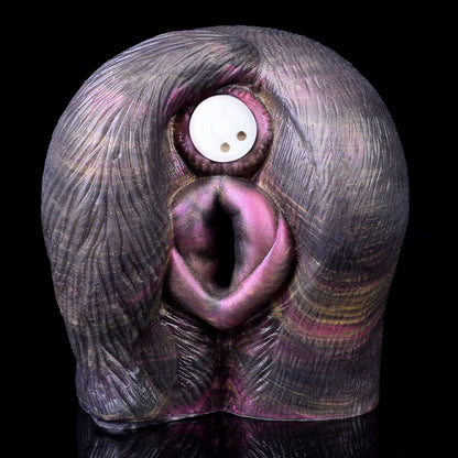 Beast's Embrace - Dual-Hole Animal Masturbator with Vibrator