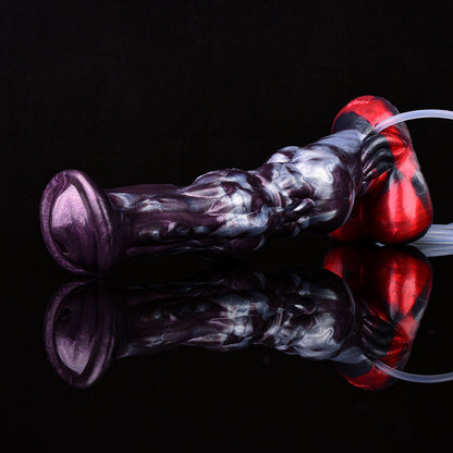 Waller – Squirting Horse Cock Dildo with Massive Knot
