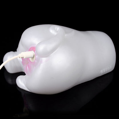Snow Hare - Dual-Hole Animal Masturbator with Vibration