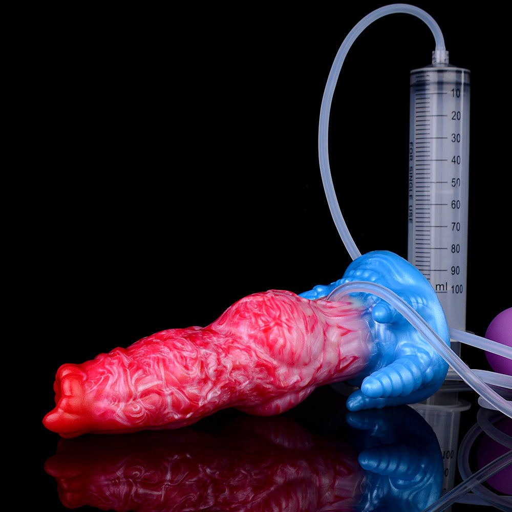 Darnell's Canine -  Blow-Up Dildo Fantasy Knot and Cum Tube