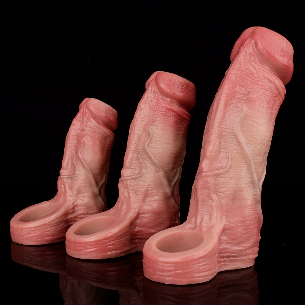 Umar Sleeve – Realistic Cock Extender w/ Scrotum Ring