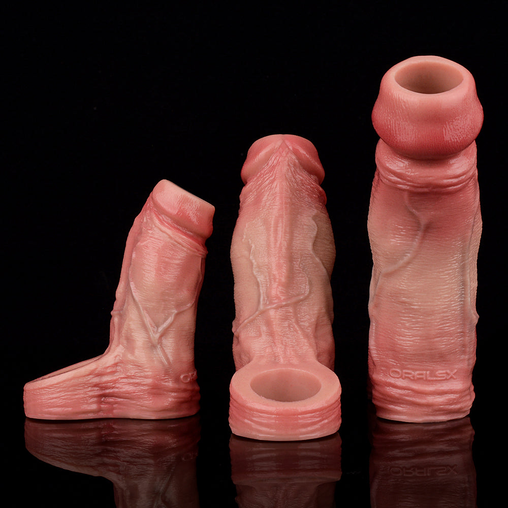 Umar Sleeve – Realistic Cock Extender w/ Scrotum Ring