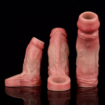 Umar Sleeve – Realistic Cock Extender w/ Scrotum Ring