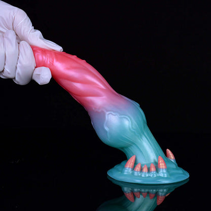 Augus the Alien Wolf- Animal Dildo with Large Knot and Demon Claws