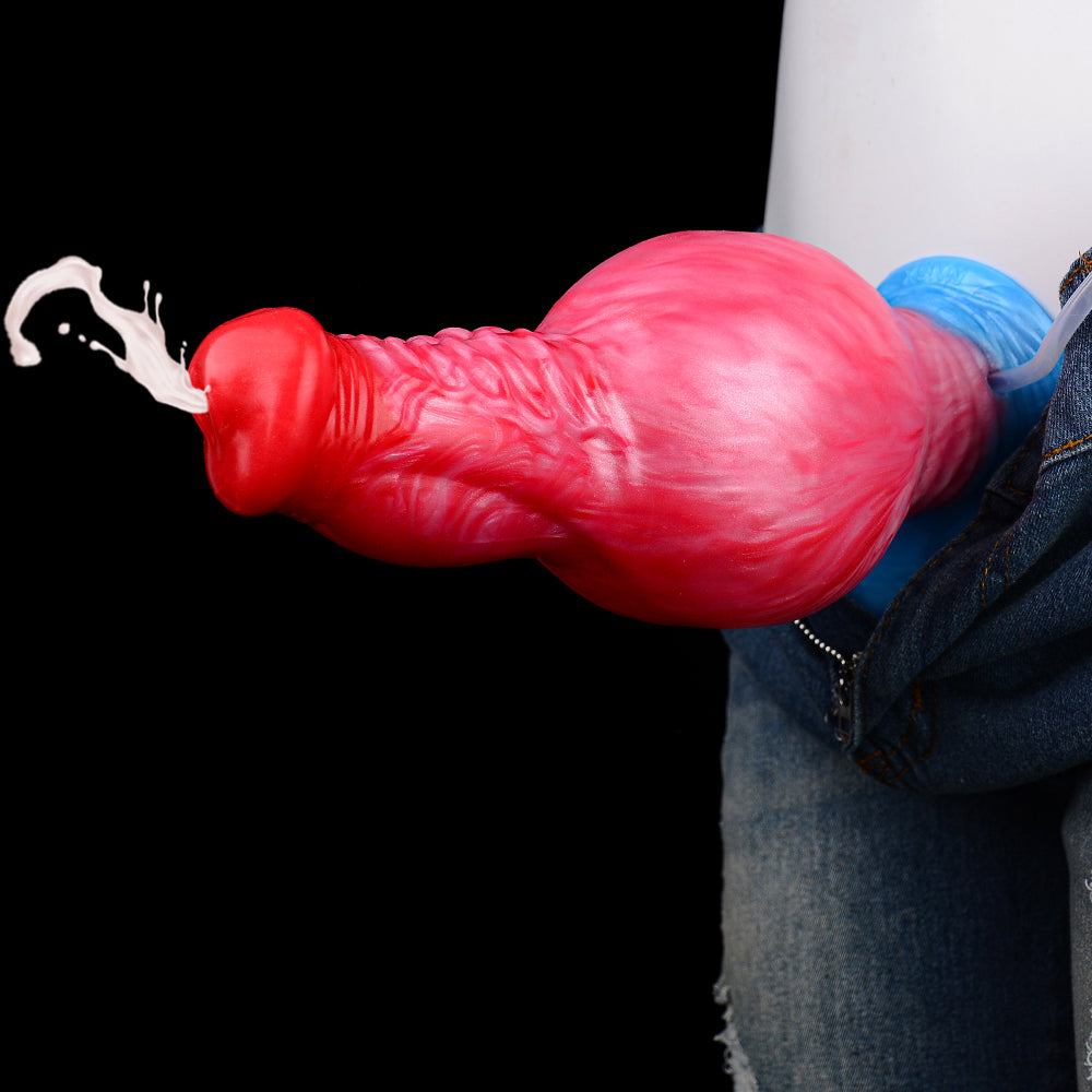Giancarlo – Huge Knot Inflatable Dildo with Squirting Tube