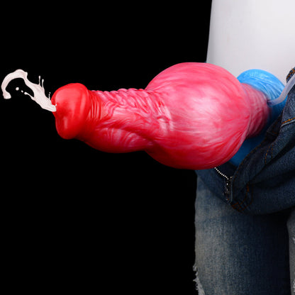 Giancarlo – Huge Knot Inflatable Dildo with Squirting Tube