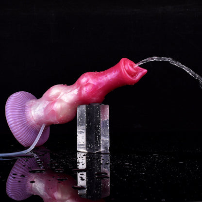 Yaksha - Huge Double Knot Ejaculating Dog Dildo, Realistic Canine