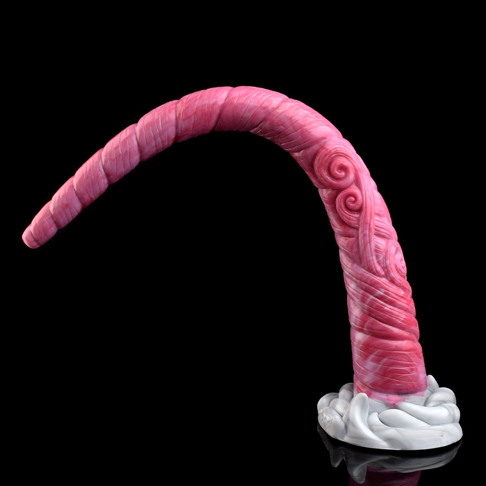 17- Inch TYRONIUS - Long Octopus Dildo, Thin Tentacle Butt Plug