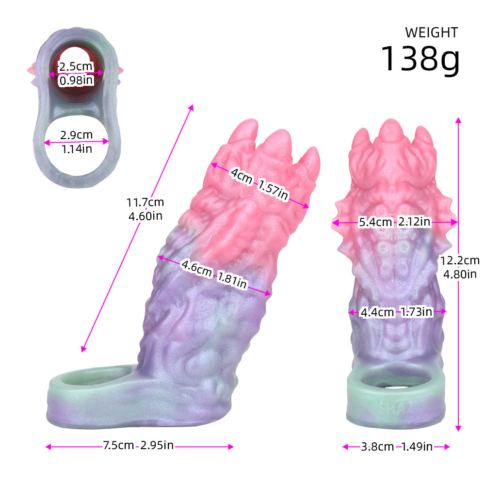 Illusion Bloom – Dragon Cock Sleeve Extender for Men