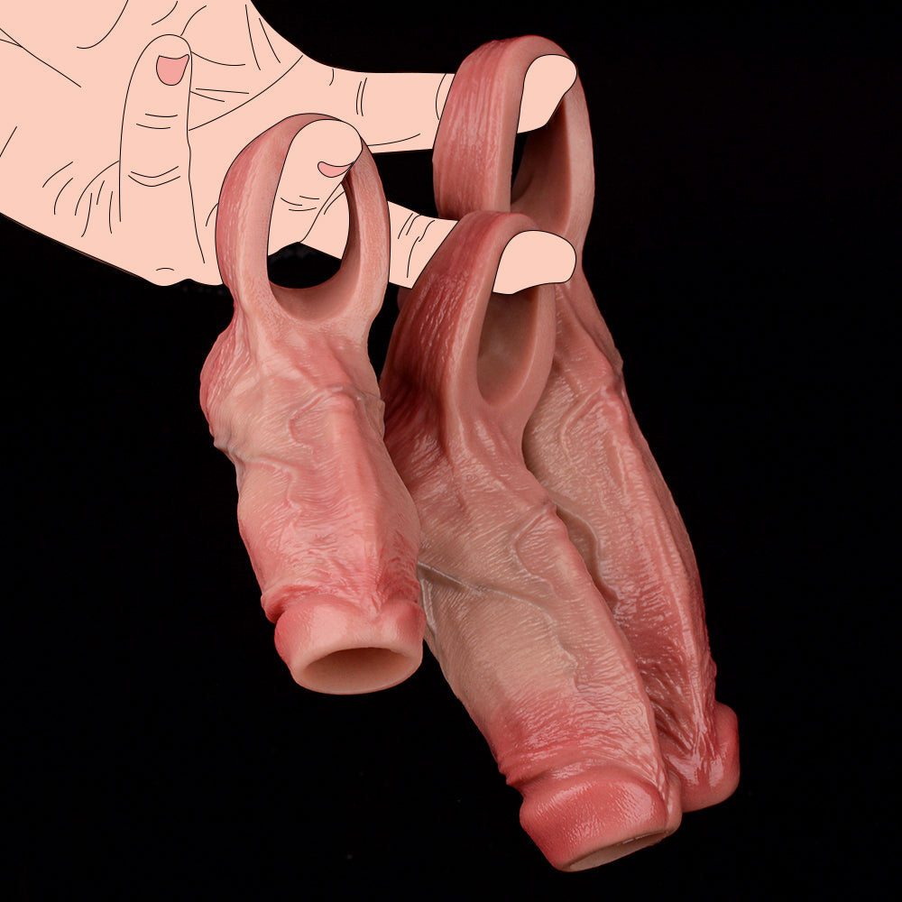 Umar Sleeve – Realistic Cock Extender w/ Scrotum Ring