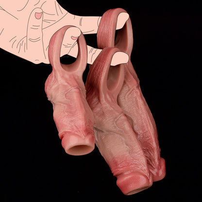 Umar Sleeve – Realistic Cock Extender w/ Scrotum Ring