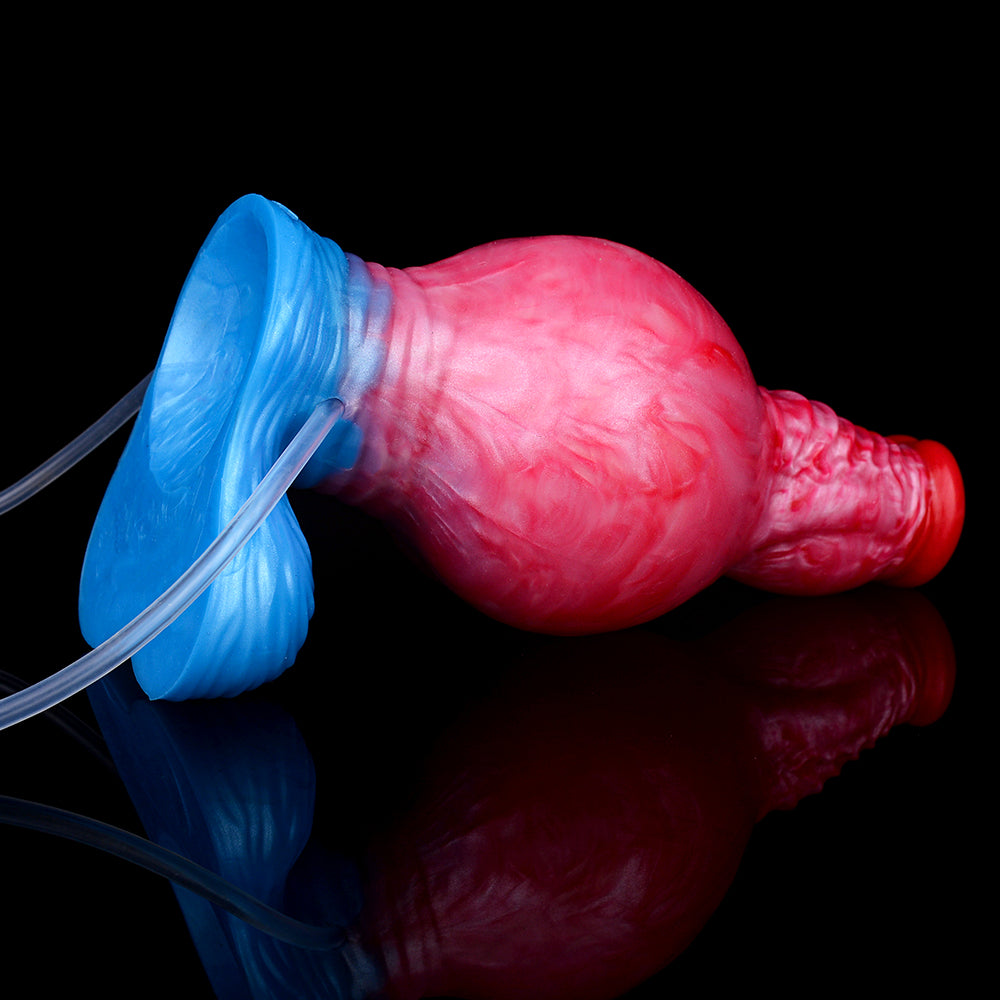 Giancarlo – Huge Knot Inflatable Dildo with Squirting Tube