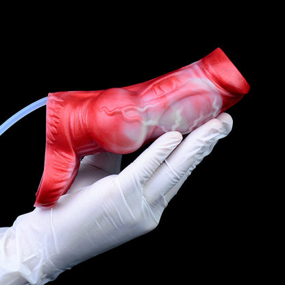 Scarlet Wyrm - Huge Squirting Knot Sheath Fantasy Penis Extender