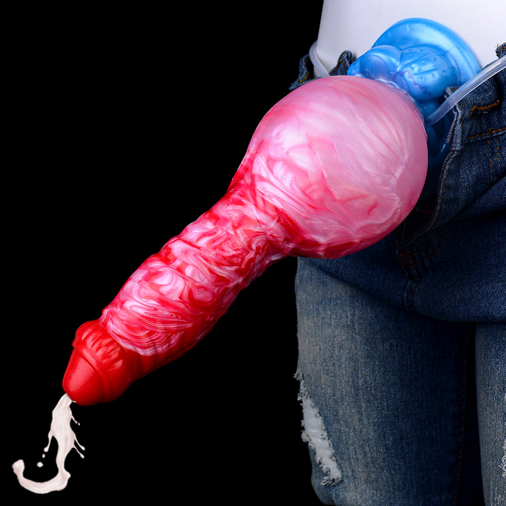 Orcs’ Oath Inflatable Dog Dildo with Cum Tube