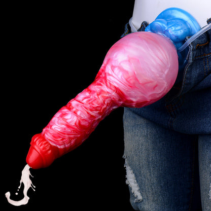 Orcs’ Oath Inflatable Dog Dildo with Cum Tube